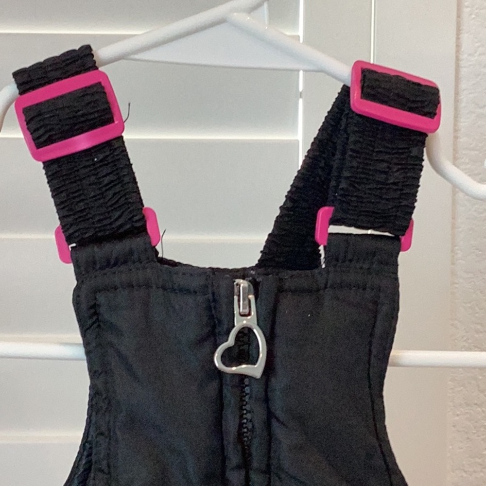 AQ Black Snow Bibs Overalls, Size 18 Months, like new condition.